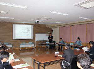 林野庁の今井敏長官、大分県の太田副知事がグリーン発電大分をご視察