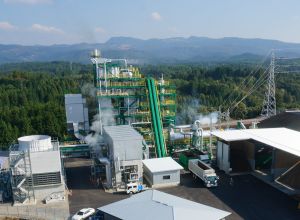 林野庁の今井敏長官、大分県の太田副知事がグリーン発電大分をご視察
